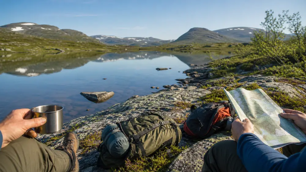 Fjällvandring, utsikt
